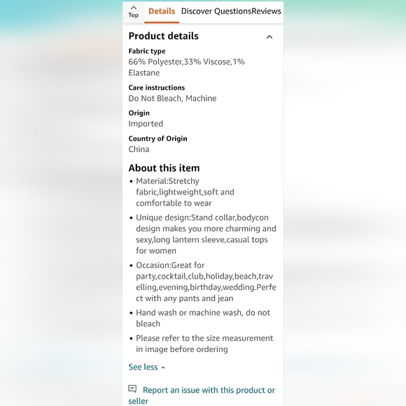 SweatyRocks Women's Mock Turtle Neck Bishop Sleeve Slim fit T Shirt Tops Bodysui - Picture 6 of 7